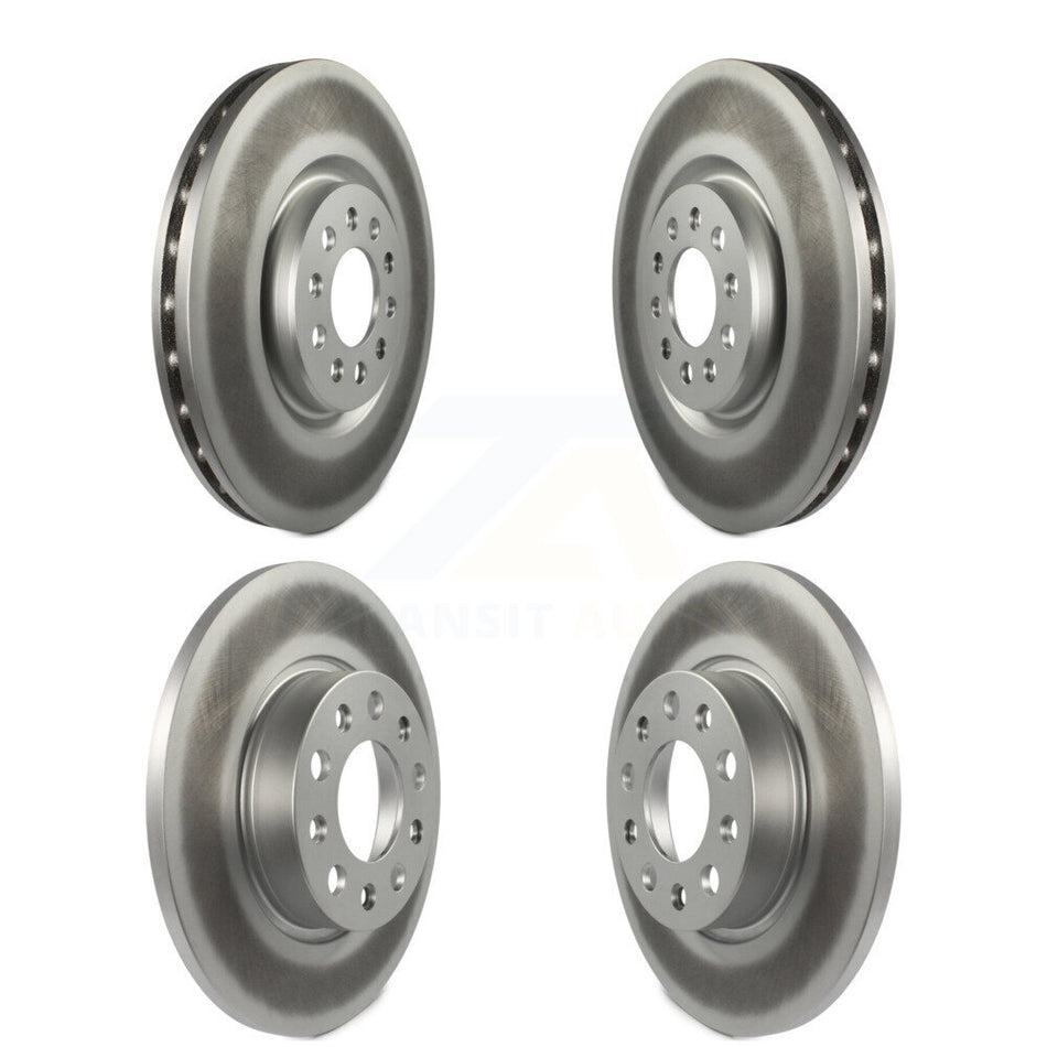 Front Rear Coated Disc Brake Rotors Kit For 2023 Jeep Compass Dodge Hornet KG-102077