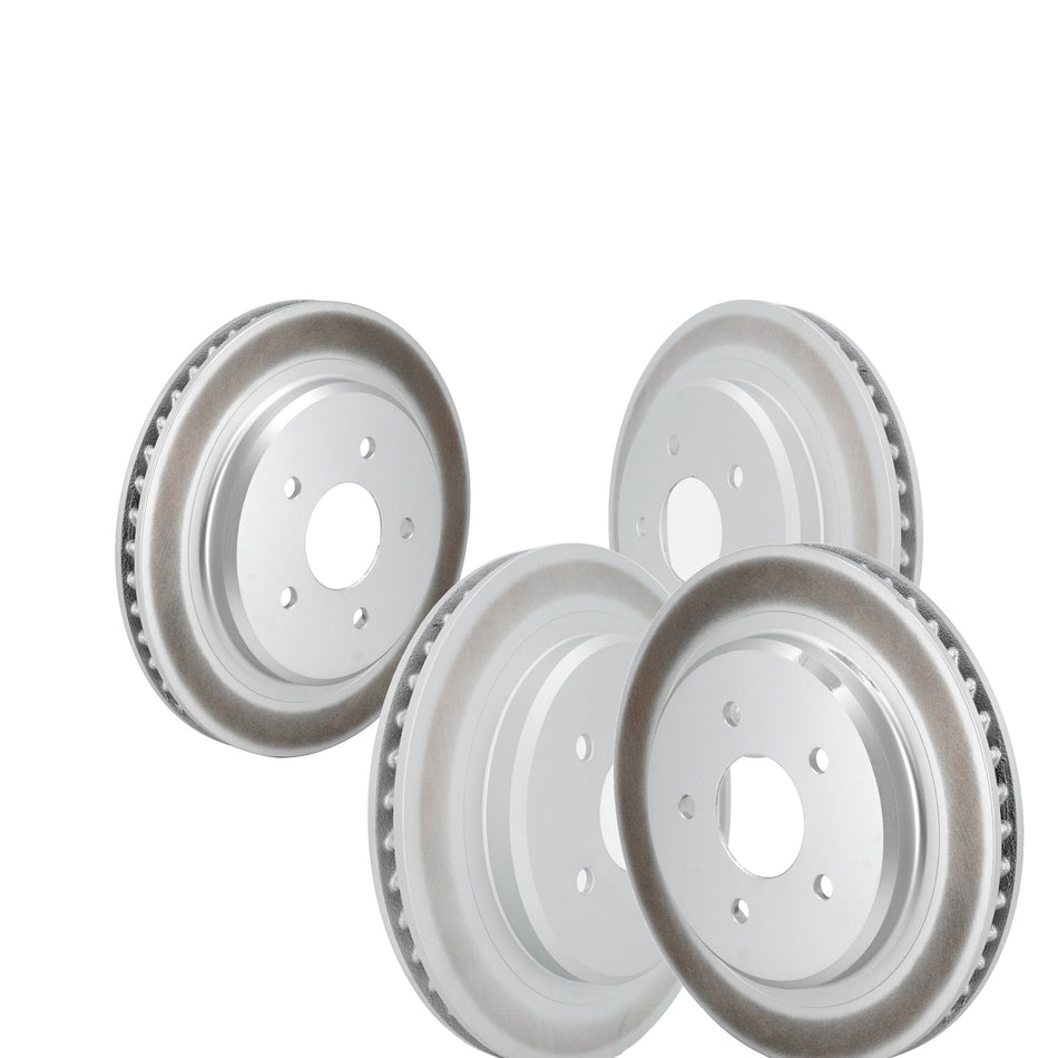 Rear Coated Disc Brake Rotors Kit For 1997-2004 Chevrolet Corvette KG-102078