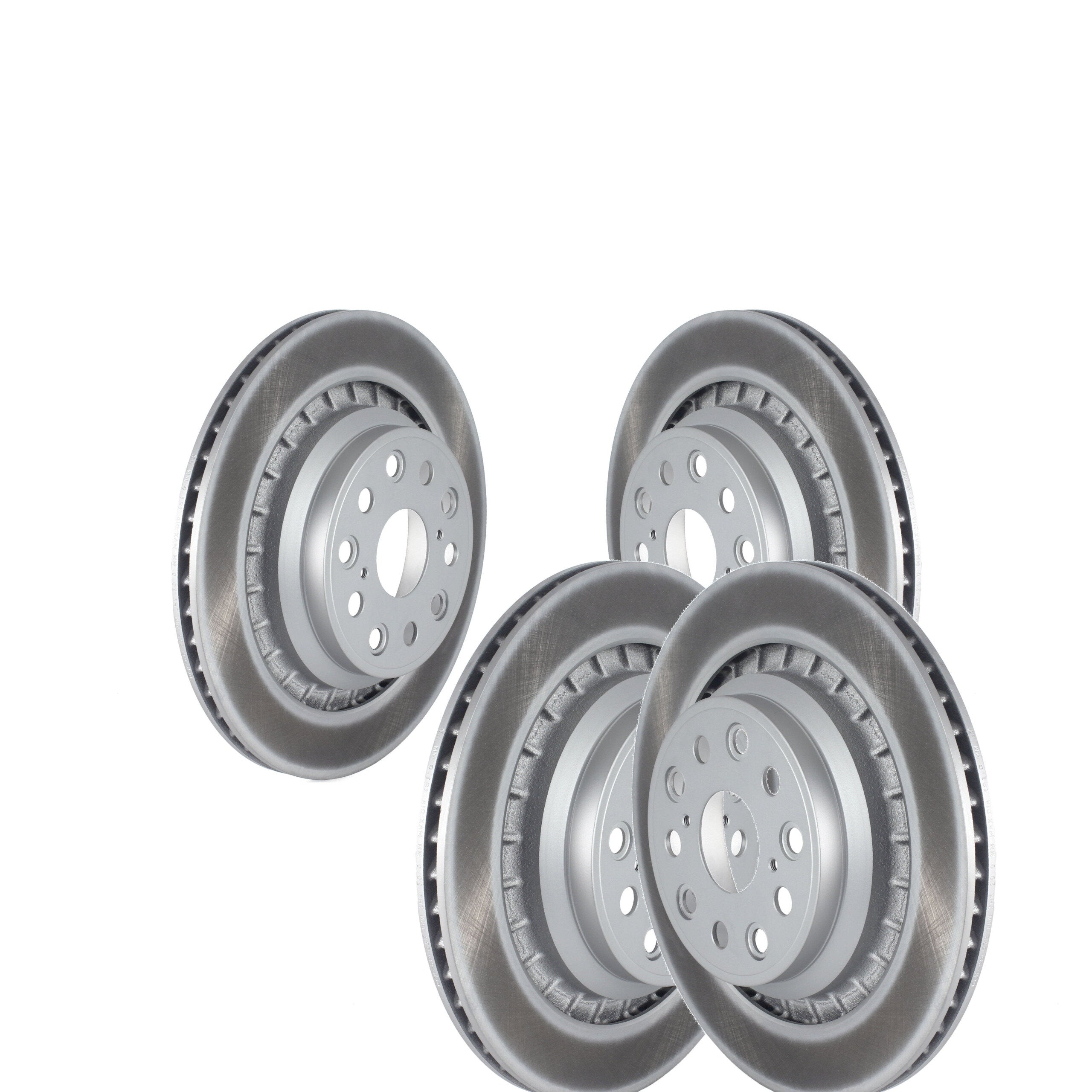 Rear Coated Disc Brake Rotors Kit For Lexus LS460 LS600h KG-102080