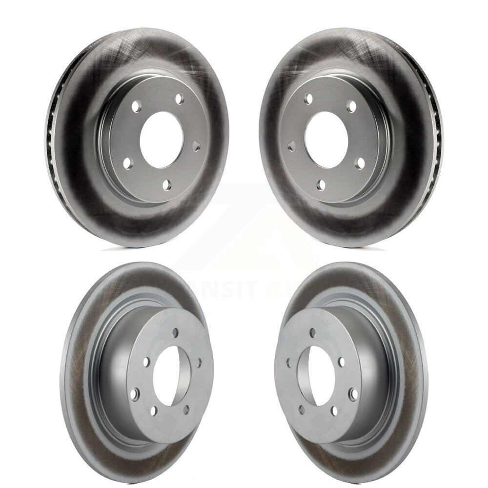 Front Rear Coated Brake Rotors Kit For Dodge Caliber SRT-4 With 276mm Diameter Rotor KG-102085