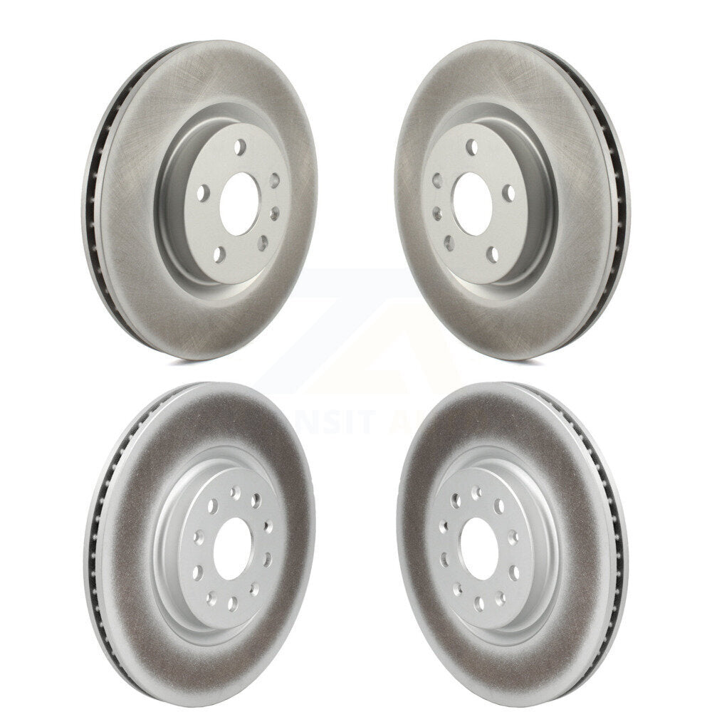 Front Rear Coated Disc Brake Rotors Kit For Chevrolet Corvette KG-102091