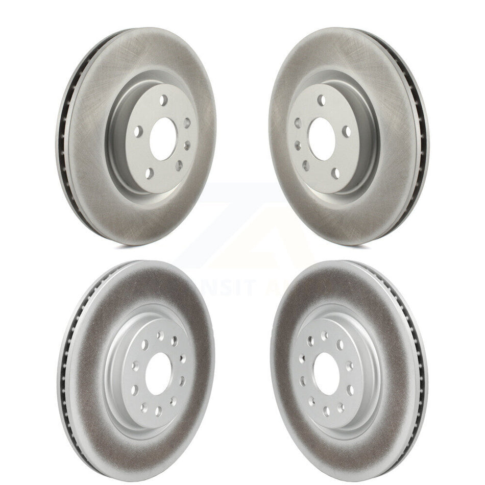 Front Rear Coated Disc Brake Rotors Kit For Chevrolet Corvette KG-102091