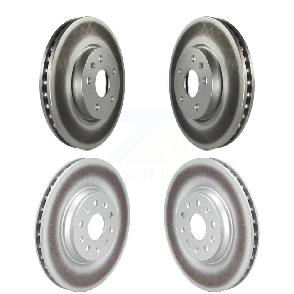 Front Rear Coated Disc Brake Rotors Kit For Chevrolet Corvette KG-102092