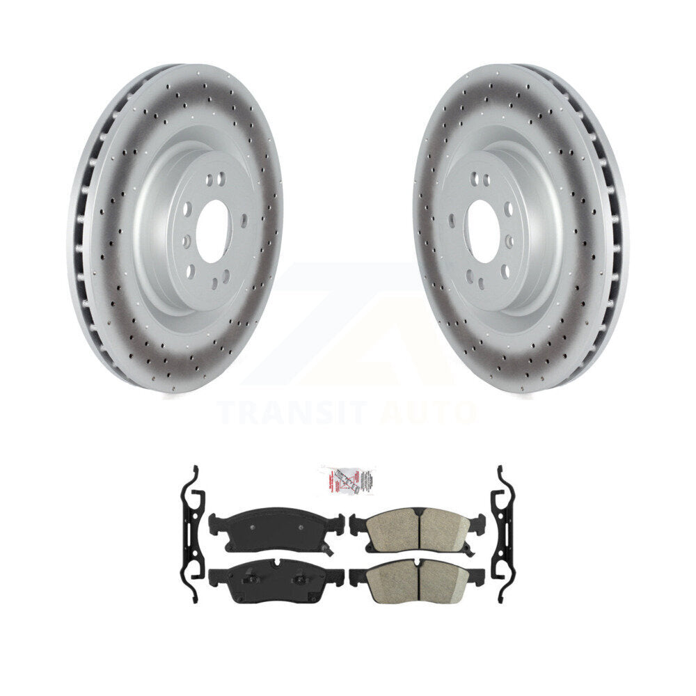 Front Coat Brake Rotors Ceramic Pad Kit For Mercedes-Benz ML350 GLE400 GLE350 ML400 ML250 KGA-100022