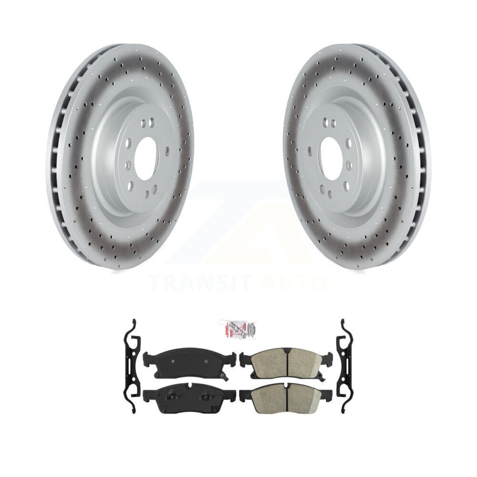 Front Coat Brake Rotors Ceramic Pad Kit For Mercedes-Benz ML350 GLE400 GLE350 ML400 ML250 KGA-100022