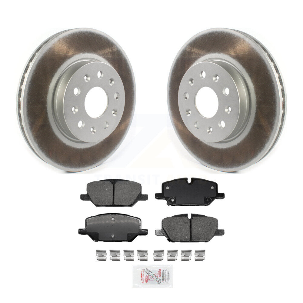 Front Coated Disc Brake Rotors And Ceramic Pads Kit For Chevrolet Camaro KGA-100061