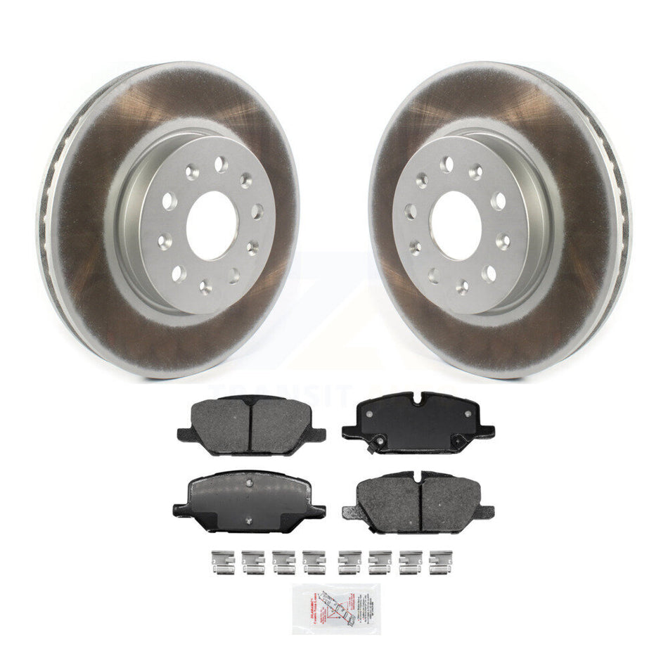 Front Coated Disc Brake Rotors And Ceramic Pads Kit For Chevrolet Camaro KGA-100061