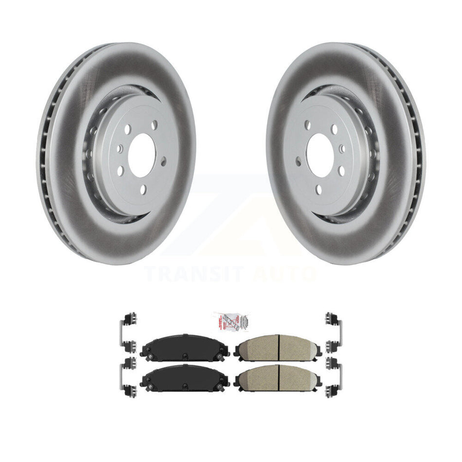 Front Coat Brake Rotors Ceramic Pad Kit For Dodge Charger With 370mm Diameter Rotor KGA-100089