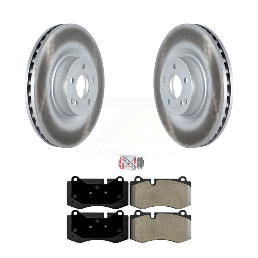 Front Coat Brake Rotor Semi-Metallic Pad Kit For Mercedes-Benz S550 S450 SL550 CL550 S350 KGA-100105