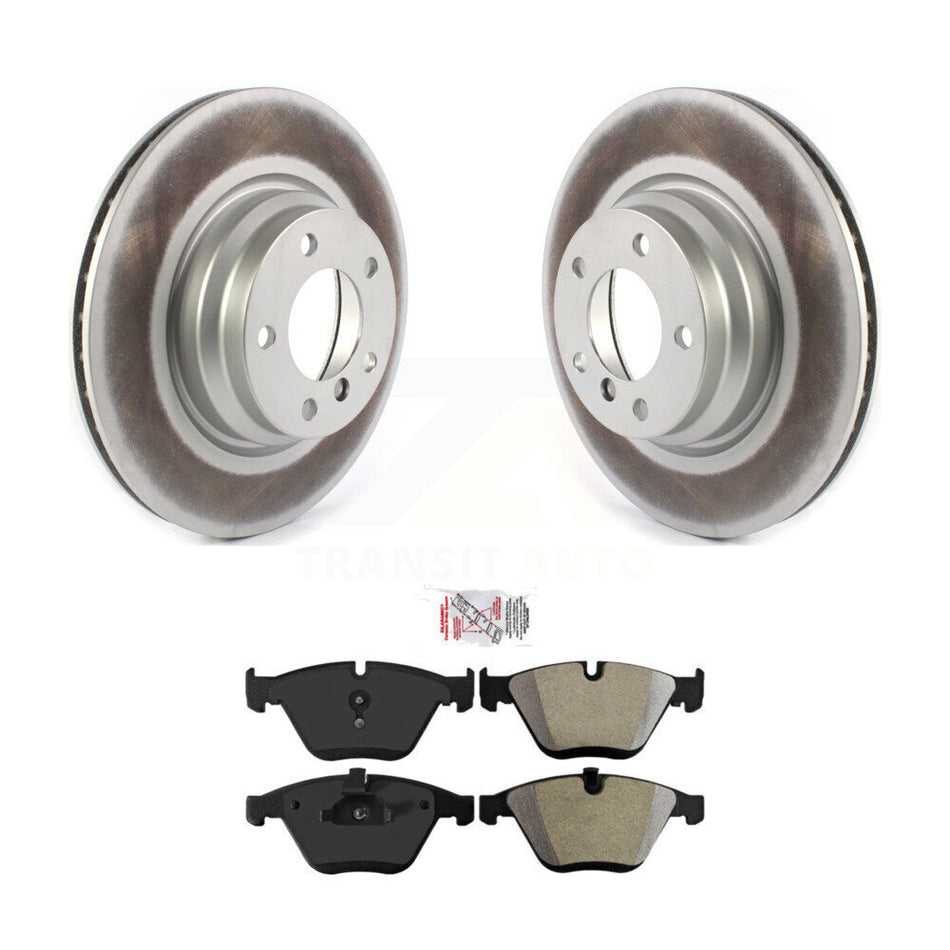 Front Coated Brake Rotor Semi-Metallic Pad Kit For BMW X1 With 330mm Diameter KGA-100145