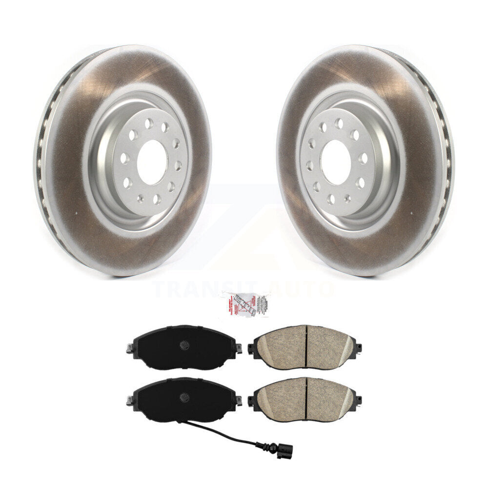 Front Coat Brake Rotor Ceramic Pad Kit For Volkswagen Jetta Golf R GTI Audi S3 A3 Quattro KGA-100149