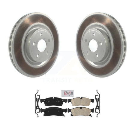 Front Coat Brake Rotors Ceramic Pad Kit For Dodge Durango With 380mm Diameter Rotor KGA-100158