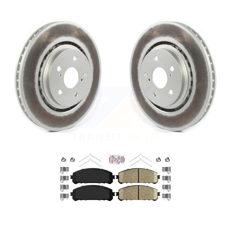 Front Coated Brake Rotor Ceramic Pad Kit For Lexus RX350 Toyota Camry RX450h NX350h NX350 KGA-100165