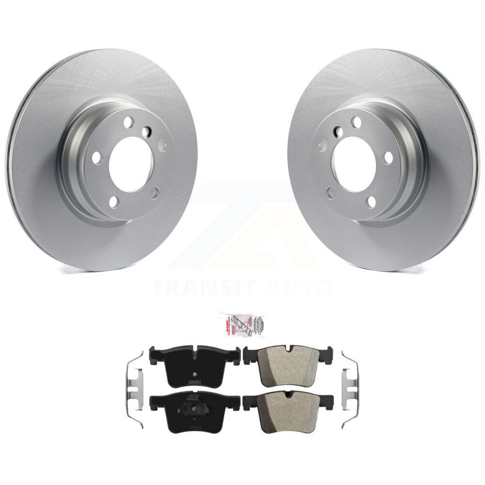 Front Coated Disc Brake Rotors And Semi-Metallic Pads Kit For BMW 328i 330e KGA-100223