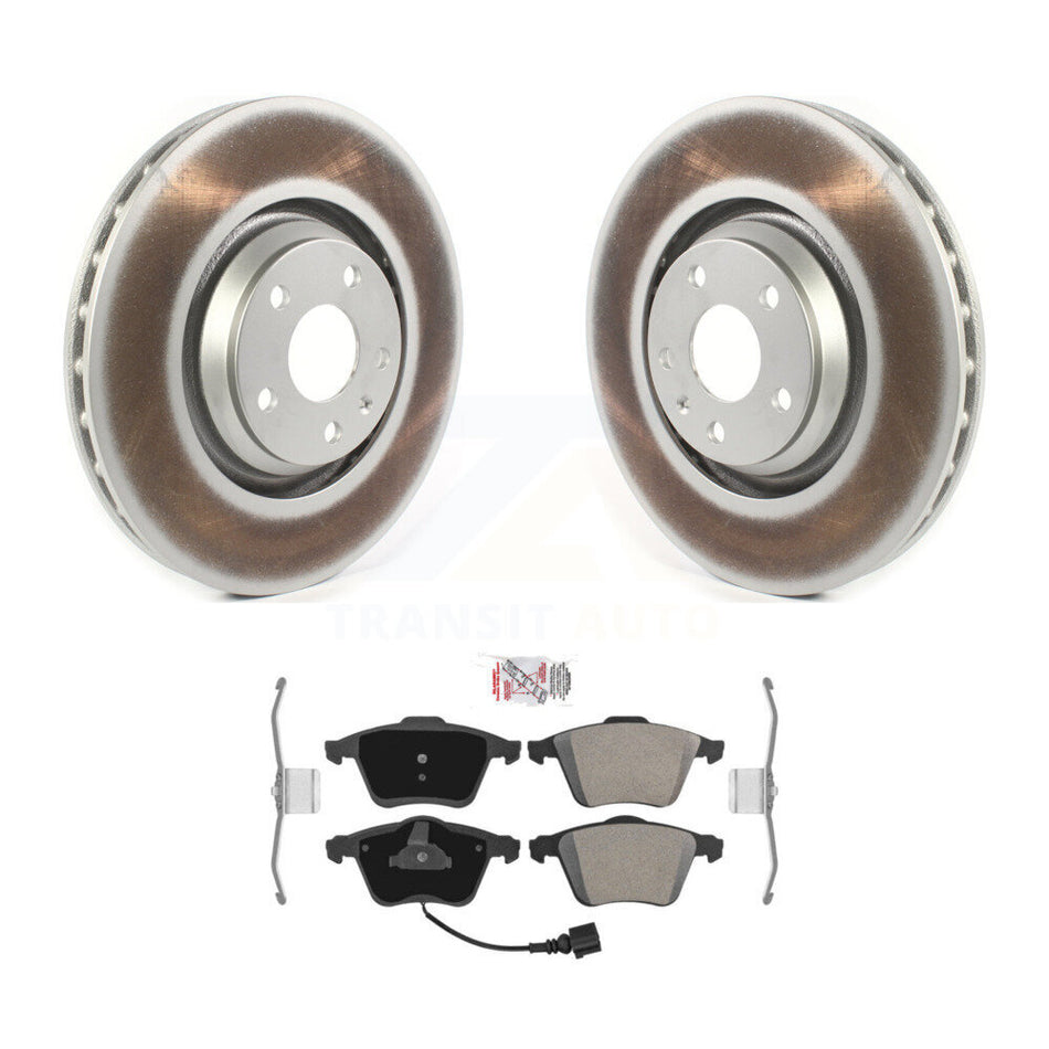 Front Coated Disc Brake Rotors And Semi-Metallic Pads Kit For Audi TT Quattro TTS KGA-100231