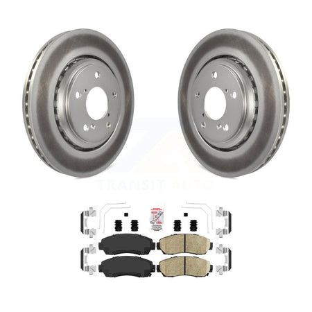 Front Coated Disc Brake Rotors And Ceramic Pads Kit For Honda Odyssey Passport KGA-100281