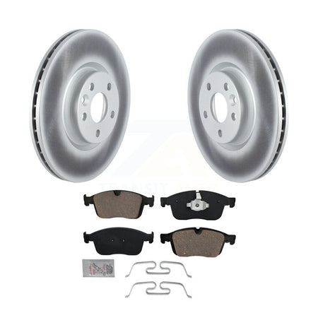 Front Coated Disc Brake Rotors And Ceramic Pads Kit For Volvo XC60 KGA-100305