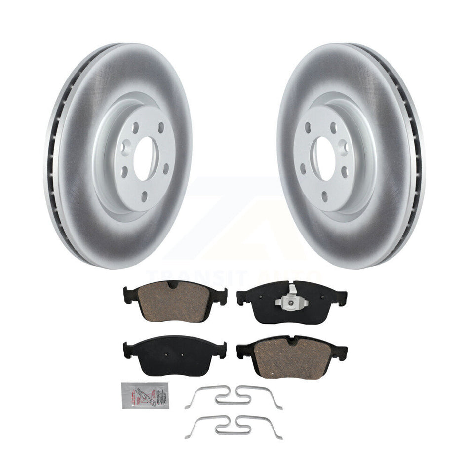 Front Coated Disc Brake Rotors And Ceramic Pads Kit For Volvo XC60 KGA-100305