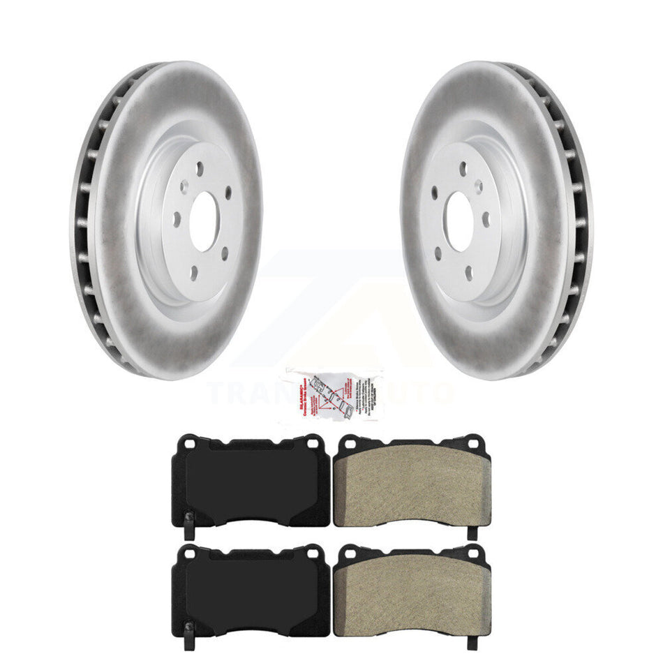 Front Coated Disc Brake Rotors And Semi-Metallic Pads Kit For Pontiac G8 Buick Regal KGA-100376