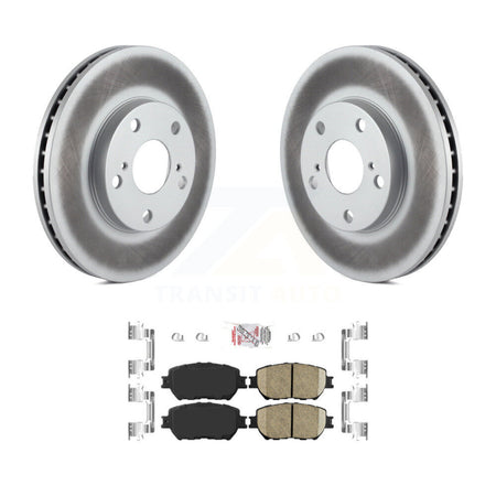 Front Coated Disc Brake Rotors Ceramic Pad Kit For Toyota Camry With 275mm Diameter Rotor KGA-100416