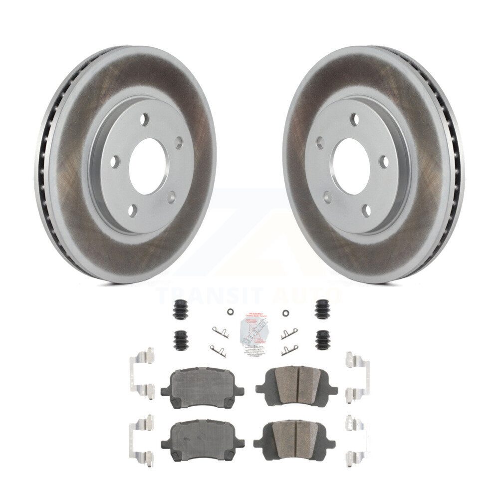 Front Coated Disc Brake Rotors And Ceramic Pads Kit For Chevrolet HHR KGA-100428