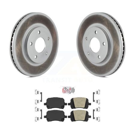 Front Coated Disc Brake Rotors And Ceramic Pads Kit For Chevrolet HHR KGA-100429