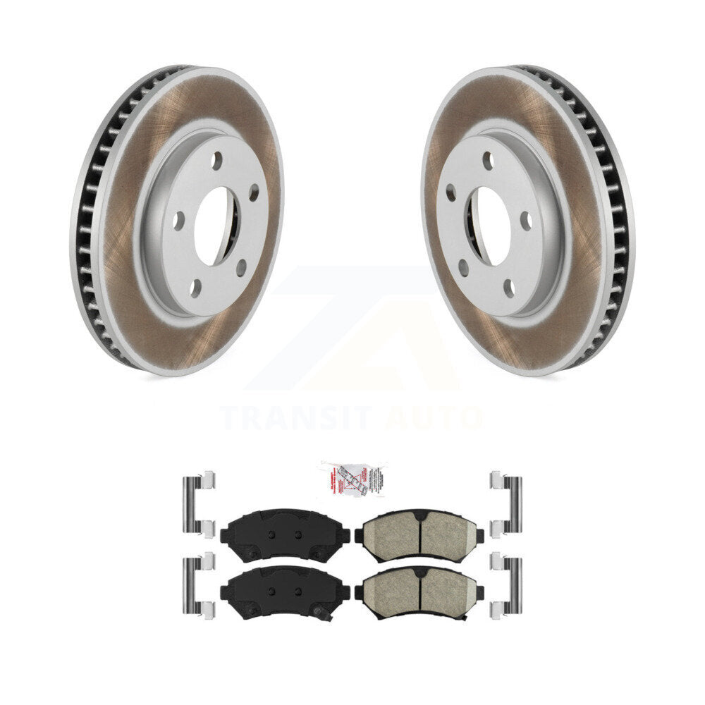 Front Coat Brake Rotors Ceramic Pad Kit For Buick Pontiac Montana Century LeSabre Venture KGA-100435