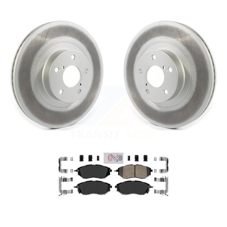 Front Coat Brake Rotors Ceramic Pad Kit For Subaru Legacy With 292mm Diameter Rotor KGA-100450