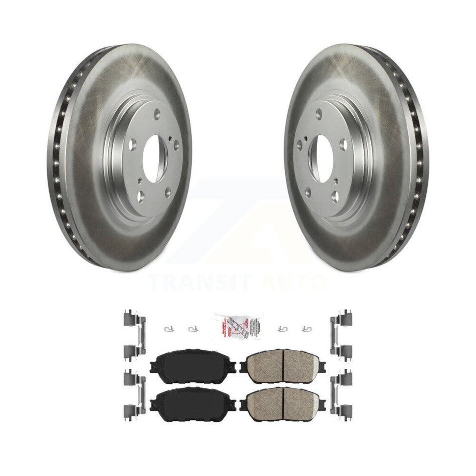 Front Coated Disc Brake Rotors And Ceramic Pads Kit For 2004-2006 Lexus ES330 KGA-100453