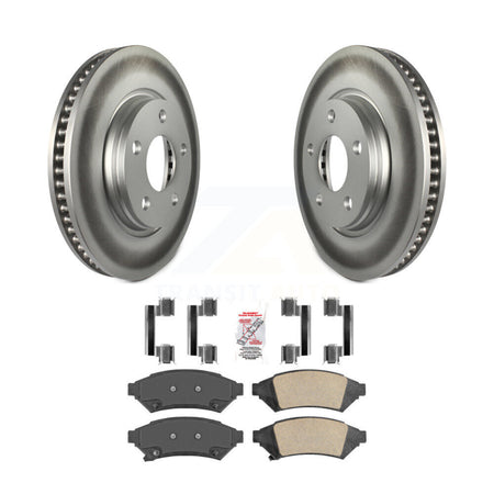 Front Coat Brake Rotor Ceramic Pad Kit For Buick Pontiac LaCrosse Grand Prix Allure Relay KGA-100505