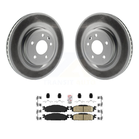 Front Coat Disc Brake Rotor Ceramic Pad Kit For Ford Explorer Flex Taurus Lincoln MKT MKS KGA-100517