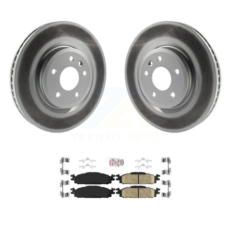 Front Coat Disc Brake Rotor Ceramic Pad Kit For Ford Explorer Flex Taurus Lincoln MKT MKS KGA-100518