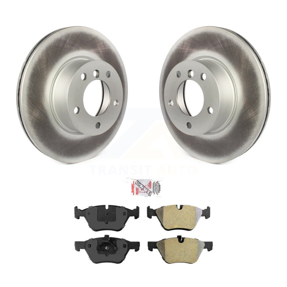 Front Coated Disc Brake Rotors And Semi-Metallic Pads Kit For BMW X1 328xi KGA-100529