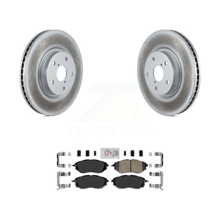 Front Coated Disc Brake Rotors & Ceramic Pad Kit For Subaru Outback WRX Legacy Tribeca B9 KGA-100587