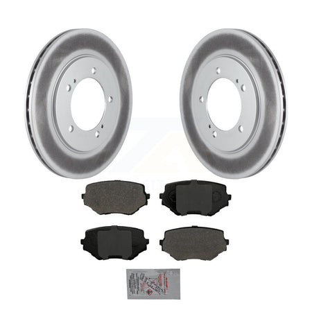Front Coated Disc Brake Rotors And Semi-Metallic Pads Kit For Suzuki Grand Vitara XL-7 KGA-100599
