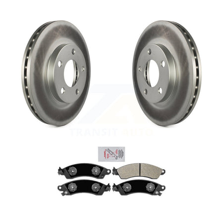 Front Coated Disc Brake Rotors And Semi-Metallic Pads Kit For Ford Mustang Left or Right KGA-100616