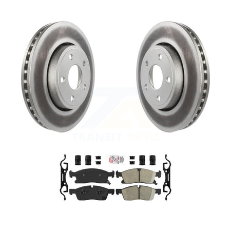 Front Coated Disc Brake Rotors And Ceramic Pads Kit For Jeep Grand Cherokee Dodge Durango KGA-100619