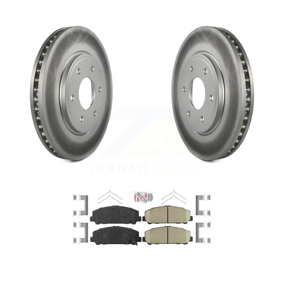 Front Coated Disc Brake Rotors And Ceramic Pads Kit For Suzuki Equator KGA-100646