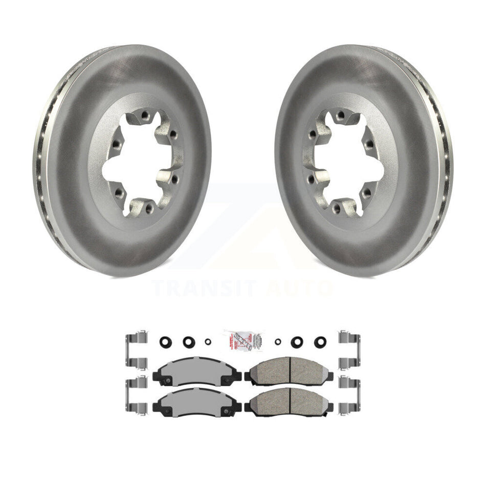Front Coat Disc Brake Rotor Ceramic Pad Kit For Chevrolet Colorado GMC Canyon Isuzu i-280 KGA-100674