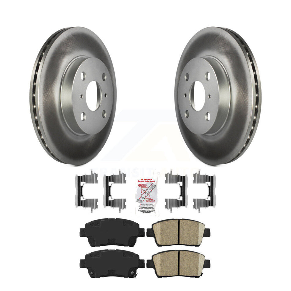 Front Coated Disc Brake Rotors And Ceramic Pads Kit For Toyota Echo MR2 Spyder KGA-100677