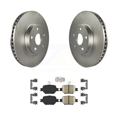 Front Coated Disc Brake Rotors And Ceramic Pads Kit For Toyota Celica Scion tC KGA-100748