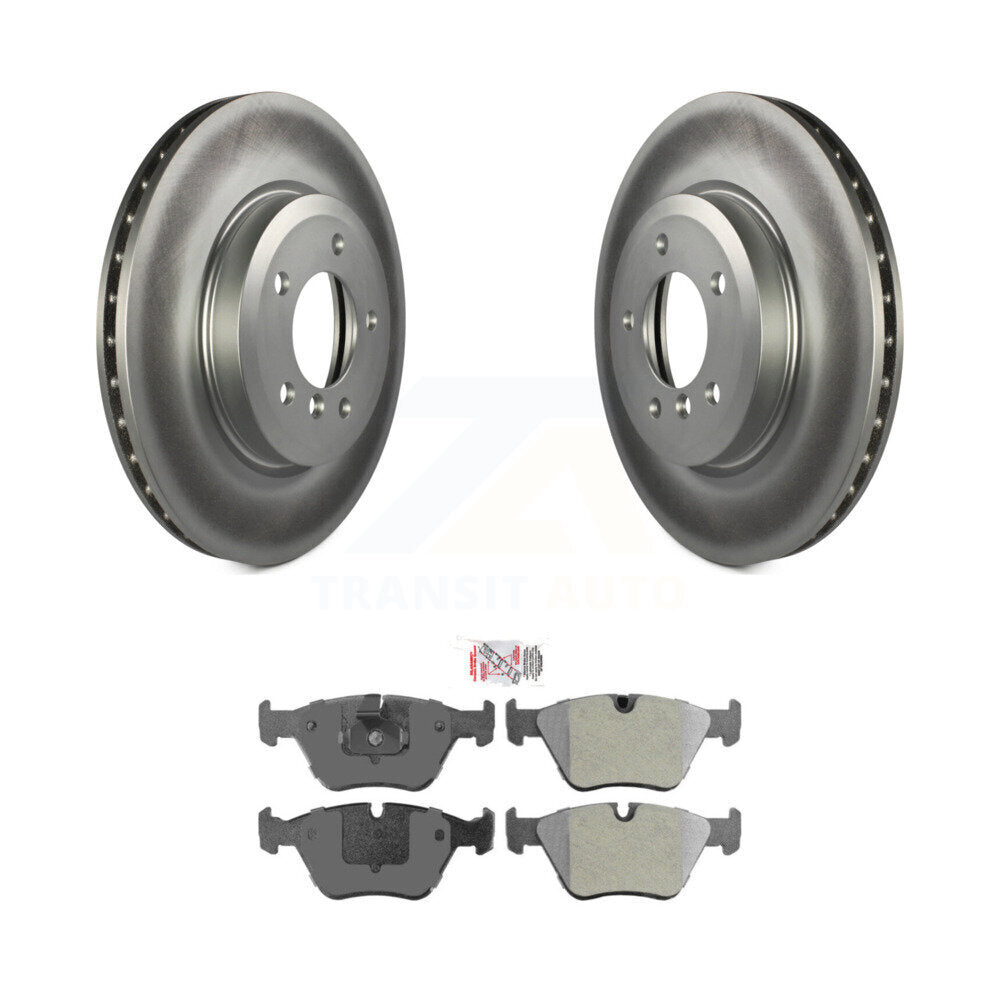 Front Coated Disc Brake Rotors And Semi-Metallic Pads Kit For BMW 330Ci Z4 330i 330xi KGA-100818