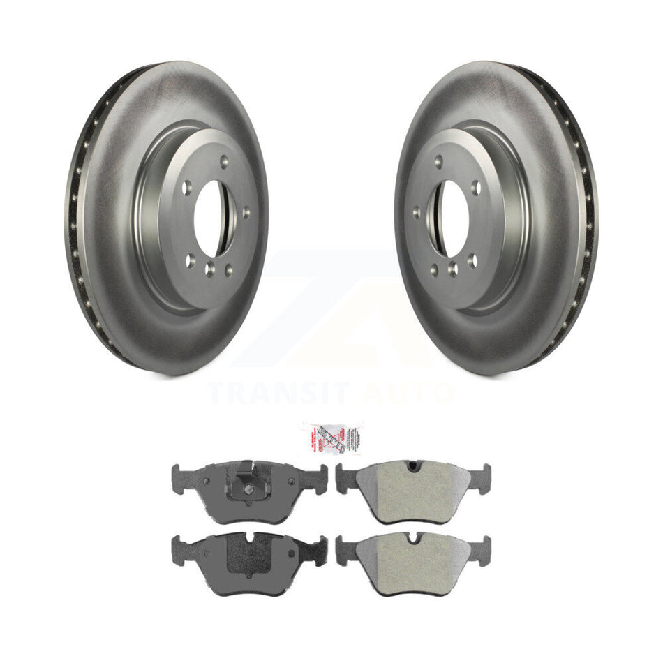 Front Coated Disc Brake Rotors And Semi-Metallic Pads Kit For BMW 330Ci Z4 330i 330xi KGA-100818