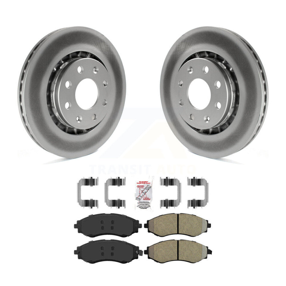 Front Coat Brake Rotors Semi-Metallic Pad Kit For Chevrolet Aveo Pontiac Aveo5 Wave Spark KGA-100837