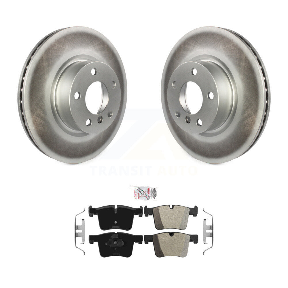 Front Coated Disc Brake Rotors And Semi-Metallic Pads Kit For BMW X3 X4 KGA-100924