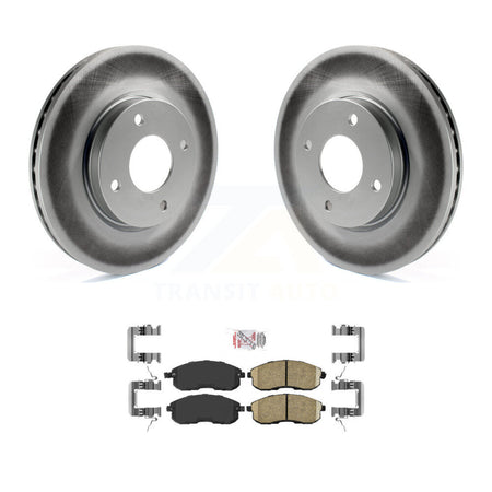 Front Coated Disc Brake Rotors And Ceramic Pads Kit For Nissan Sentra Cube KGA-100932