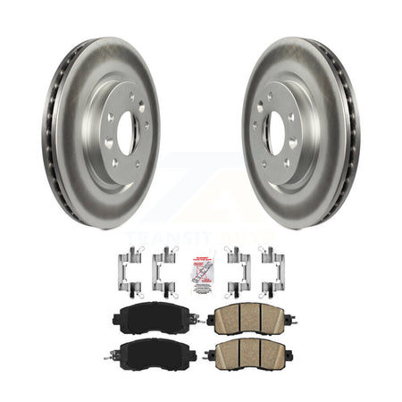 Front Coated Disc Brake Rotors And Ceramic Pads Kit For Nissan LEAF KGA-100943