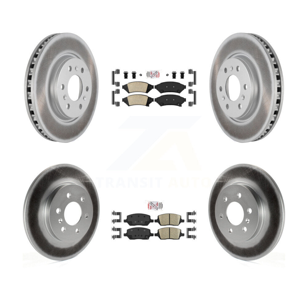 Front Rear Ceramic Pad Coat Brake Rotors Kit For Pontiac Montana Chevrolet Uplander Buick KGA-101445