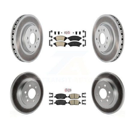 Front Rear Ceramic Pad Coat Brake Rotors Kit For Pontiac Montana Chevrolet Uplander Buick KGA-101445