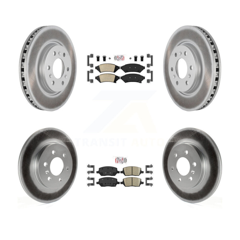 Front Rear Ceramic Pad Coat Brake Rotors Kit For Pontiac Montana Chevrolet Uplander Buick KGA-101445